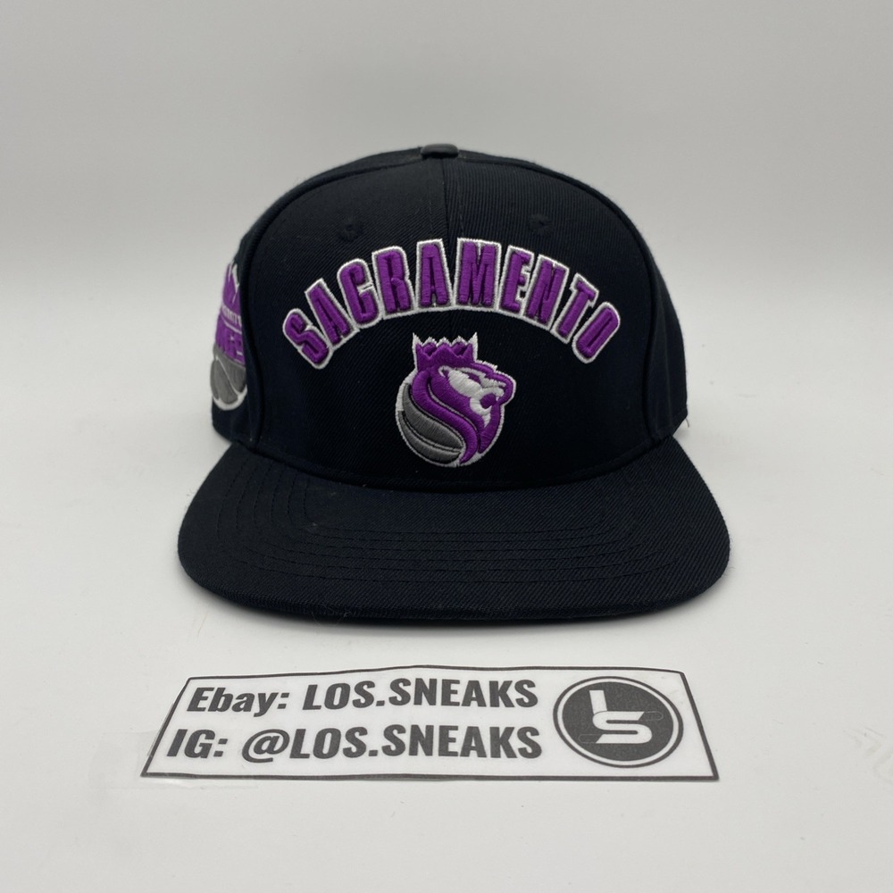 Sacramento Kings Hat Cap Snap Back Men's Black Purple NBA Basketball Pro Standar